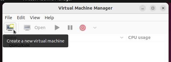 그림 4. Create a new virtual machine